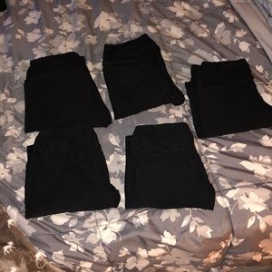 5 pairs of OS black LuLuRoe leggings
